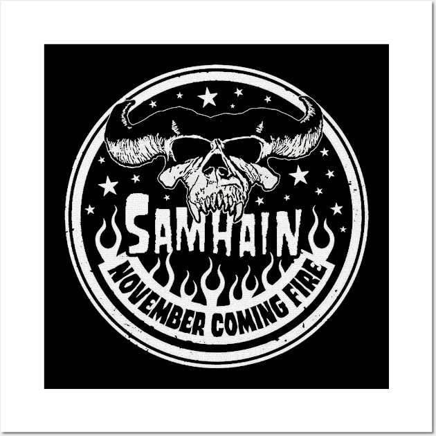 Samhain - November Coming Fire Wall Art by CosmicAngerDesign